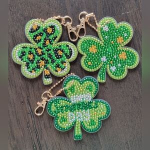 St. Patrick's Day Diamond Art Purse/Keychain Charms 3/$15